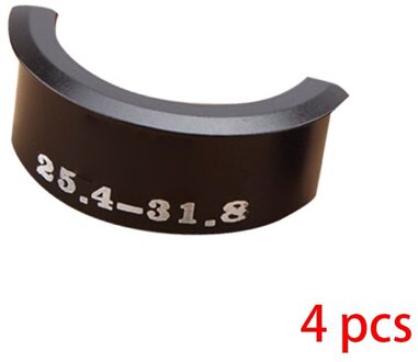 4Pcs/1 Set Aluminium Legering Fietsstuur Shims 25.4Mm Tot 31.8Mm Mountainbike Conversies nee.3