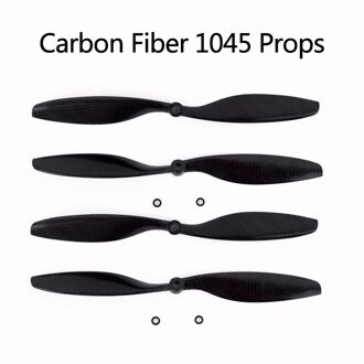 4Pcs 10X4.5 1045 Carbon Fiber Propeller Blade Cw Ccw Props Voor Multi-Copter F450 F550 Diy rc Drone Onderdelen Blade Wing Fans