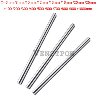 4pcs 12mm 12x400 linear shaft 3d printer 12mm x 400mm Cylinder Liner Rail Linear Shaft axis cnc parts
