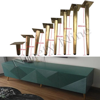 4Pcs 170/220/265/310/380/450/480MM Furniture table legs Metal Tapered Sofa Cupboard Cabinet Feet Coffee tea bar Stool chair Leg