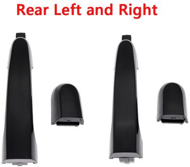 4Pcs/2/1Pc Auto Exterieur Deurgrepen Voor Kia Sportage 2005 Buiten Deurklink knop 82651 82661-1F000 83651 83661- 1F000 achterkant links en rechtsaf