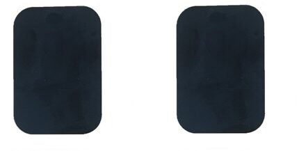 4Pcs/2 Stk/partij Metalen Plaat Schijf Voor Magneet Auto Telefoon Houder Iron Sheet Sticker Voor Magnetische Mobiele Telefoon houder Auto Stand Mount 2 squares