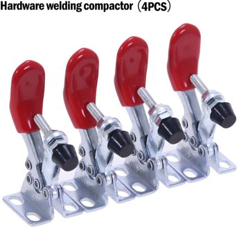 4Pcs-201A Horizontale Toggle Clamp Quick-Release Toggle Klemmen Set 27Kg Verticale Toggle Clamp Hand Clip tool