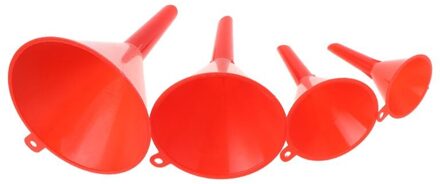 4Pcs 4Pcs Kleine Auto Tanken Trechter Benzine Motorolie Additief Motorfiets Farm Machine Gebruik Handige Anti-Lekkage filler