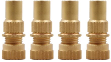 4Pcs 4WD Universele Messing Off-Road Automatische Band Band Deflators Valve Set 6-30 Psi Verstelbare Bleeder set