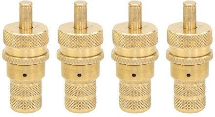 4Pcs 4WD Universele Messing Off-Road Automatische Band Band Deflators Valve Set 6-30 Psi Verstelbare Bleeder set