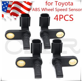 4Pcs Abs Wheel Speed Sensor 89542-0C020 89543-0C020 Voor Toyota Tundra SU10148 SU10122 ALS1791 ALS1790 895420C020 895430C020