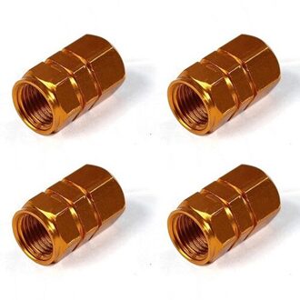 4Pcs Aluminium Air Caps Cove Amerikaanse Stijl Mtb Road Fiets Motor Autoband Velgen Stem Air Valve cap Valve Stofkap Blauw