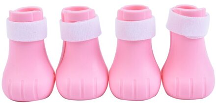 4Pcs Anti-Bijten Bad Wassen Kat Klauw Cover Cut Nagels Voet Cover Pet Poot Protector Voor Anti-Kras Kat Schoenen Laarzen 2