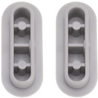 4Pcs Antislip Pakking Toiletbril Bumper Badkamer Producten Lifter Kit Verhogen De Hoogte Toiletbril Demping Pads Met 2 stuks T grijs 2stk