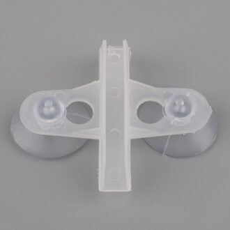 4pcs Aquarium Aquarium Isolatie Klem Isolatie Plaat Glas Klem Glas Sucker Scheiden Klem Glas Sucker Clamp wit