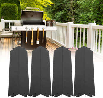 4Pcs Barbecue Rvs Gas Grill Warmte Plaat Bbq Warmte Tenten Vervanging Voor Charbroil Keuken Koken Gereedschap Accessoires