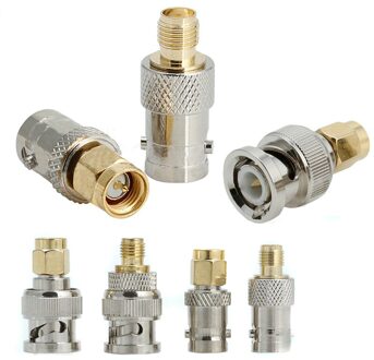4Pcs Bnc Naar Sma Connectoren Type Man Vrouwelijke Rf Connector Adapter Test Converter Kit Set