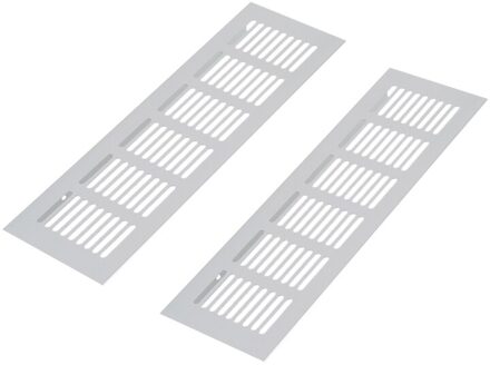 4Pcs Brede Aluminium Air Vent Ventilatie Grille Voor Kast Schoen Kast Airconditioner 250Mm
