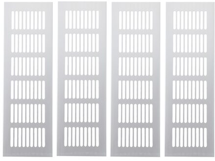 4Pcs Brede Aluminium Air Vent Ventilatie Grille Voor Kast Schoen Kast Airconditioner 25mm