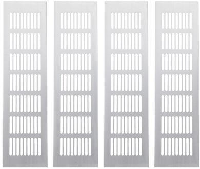4Pcs Brede Aluminium Air Vent Ventilatie Grille Voor Kast Schoen Kast Airconditioner 300Mm