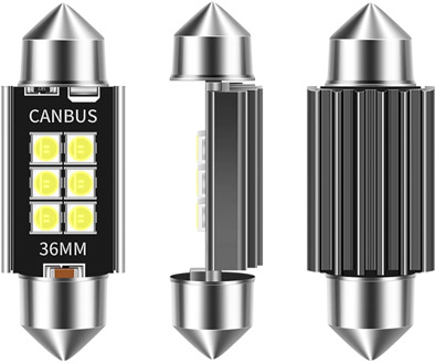 4PCS Car Reading Lights 31mm 36mm 39mm 41mm LED Bulbs C5W C10W Super Bright LED Canbus No Error Auto Interior Doom Lamp 12/24V