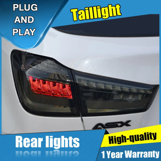 4PCS Car Styling for Mitsubishi ASX Taillights 2013-2015 for ASX LED Tail Lamp+Turn Signal+Brake+Reverse LED light