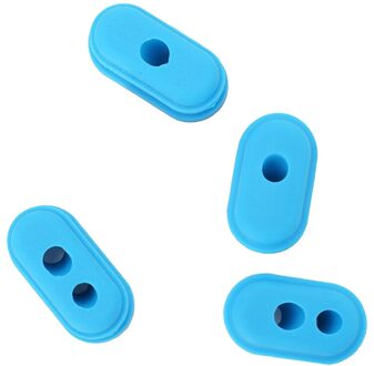 4Pcs Charge Port Cover Cap Rubber Plug Lijn Gat Protector Voor Xiaomi M365 1S Pro Pro 2 Scooter accessoires
