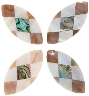 4Pcs Delicate Shell Eetstokje Stand Modieuze Eetstokjes Rack Lepel Rack