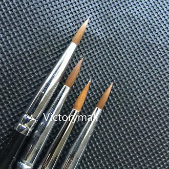 4pcs Dental Porcelain Brush Pen Dental Pen 5# Dental Materials