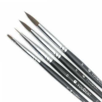 4pcs Dental Porcelain Brush Pen Dental Technician Tools Dental Lab Supplies