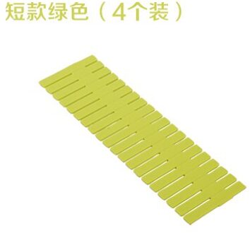 4Pcs DIY Plastic Lade Rooster Separator Lade Divider Partitie Organizer Ondergoed Sokken make Clapboard mx7051643 4stk groen-25cm