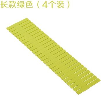 4Pcs DIY Plastic Lade Rooster Separator Lade Divider Partitie Organizer Ondergoed Sokken make Clapboard mx7051643 4stk groen-32cm
