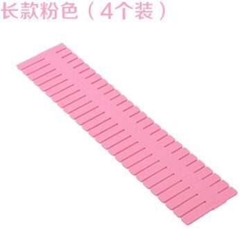 4Pcs DIY Plastic Lade Rooster Separator Lade Divider Partitie Organizer Ondergoed Sokken make Clapboard mx7051643 4stk roze-32cm