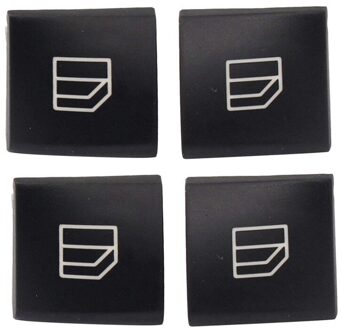 4Pcs Driver Window Switch Knop Covers Voor Mercedes Benz C-Klasse W204 E-Klasse W212 Glk-klasse