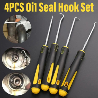 4Pcs Durable Car Hook Oil Seal O-Ring Seal Remover Pick Set Tools CSV