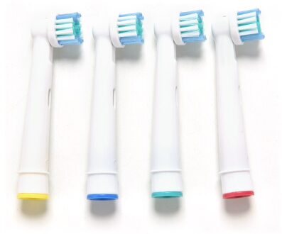 4Pcs EB17-4 Elektrische Tandenborstel Heads Vervanging Voor Braun Oral B Wit Neutraal SB-17A(EB17-4) Voor Oralb