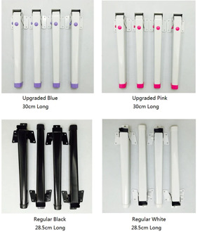 4Pcs Folding Table Leg Computer Coffee Folding Table Leg Furniture Legs Lacquer RV Table Leg