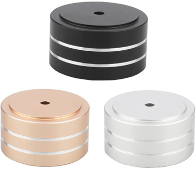 4Pcs FT007S HiFi AMP Speaker Aluminum Isolation Feet Pad Use For Turntable DAC Stereo Audio Speakers Amplifier Feet Pads 40x20mm