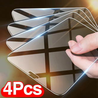 4PCS Full Cover Curved Protective Glass on For iPhone 11 12 Pro Max Screen Protector Tempered Glass For iphone X XR XS Max Glass