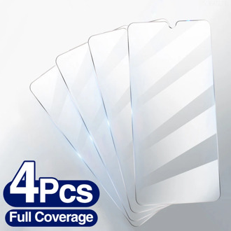 4Pcs Full Cover Tempered Glass For Xiaomi Redmi Note 7 9s 5 8 Pro 8T 9 Pro Max Screen Protector For Redmi 5 Plus 6A Glass Film