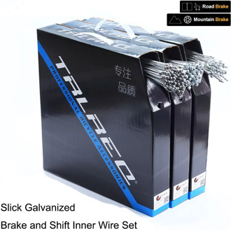 4pcs Galvanized Shifting&Brake Inner Cable Wire Set For MTB bike Road Bicycle Front Rear Derailleur Brake Inner Cable Wire Sets