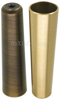 4PCS Height 95mm Copper Covers Chair Cups Cabinet Covers Sofa Brass Tip Cap Furniture Tube Leg Protector Metal Leg Base GF49