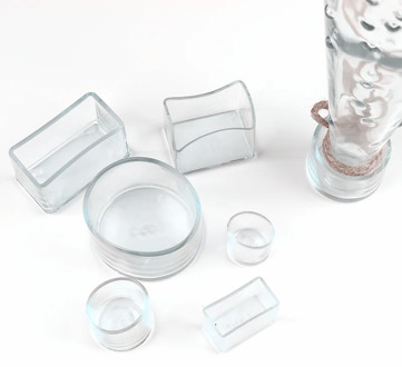 4pcs Home Chair Leg Caps Rubber Feet Protector Pads Furniture Table Covers Socks Hole Plugs Dust Cover Furniture Leveling Feet