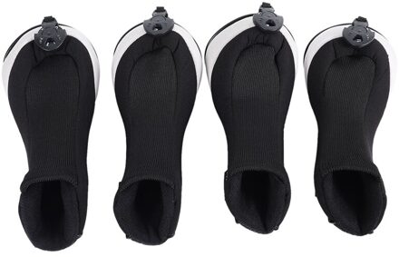 4Pcs Hybride Golf Club Head Cover Headcovers Met Verwisselbare Nummer Tags