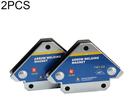 4Pcs Lassen Magnetische Houder Hoek Solderen Pijl Sterke Magneet Weld Fixer Klepstandsteller Ferriet Holding Extra Locator Gereedschap FM1-XS (2stk)