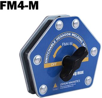 4Pcs Lassen Magnetische Houder Hoek Solderen Pijl Sterke Magneet Weld Fixer Klepstandsteller Ferriet Holding Extra Locator Gereedschap FM4-M