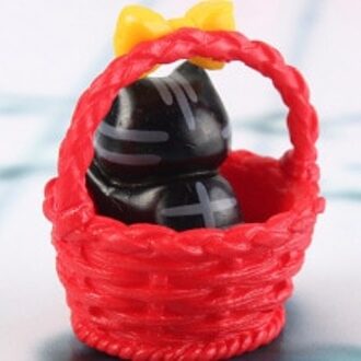 4Pcs Leuke Resin Ambachten Decoraties Miniatuur Cradle Kat Fairy Gnome Terrarium Micro Landschap Diy Landscaping