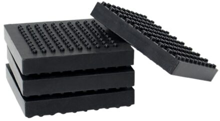 4Pcs Loopband Mat Hoge Dichtheid Rubber Oefening Apparatuur Mat Oefening Fitness Mat Voor Tapijt Hardhouten Vloeren Bescherming
