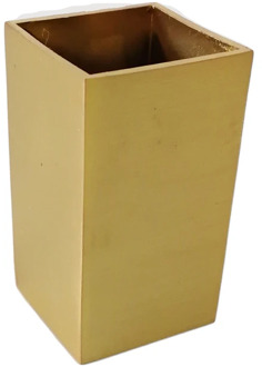 4pcs/lot 32*28*51mm Gold Chair Legs Square Leg Covers for Table Cabinet Zinc Alloy Sofa Feet Cup Furniture Protector Leg Cap