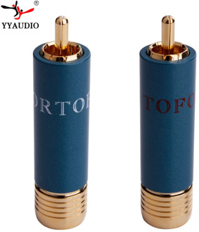 4pcs/lot Gold-plated HIFI RCA Plug Hi-end Ortofon Reference 8NX RCA Connectors