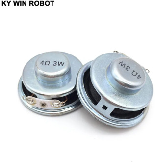 4PCS/Lot High Quality Speaker Horn 3W 4R Diameter 4CM Mini Amplifier Rubber Gasket Loudspeaker Trumpet