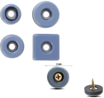 4pcs/lot Slider Pad Furniture Table Bases Protector Coaster Carpet Ground Magic Moving Anti-abrasion Floor Mat Plastic