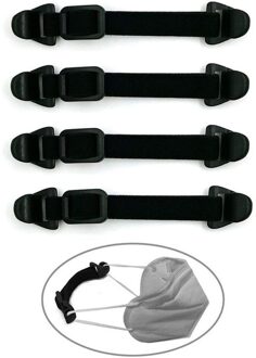 4Pcs Masker Ear Strap Haak Verstelbare Anti-Slip Masker Oor Grips Extension Haak Ondersteuning Masker Accessoires