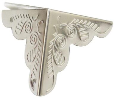 4Pcs Metalen Antieke Ijzer Hoek Protector Guard Voor Sieraden Case Corner Houten Doos Guard Protector Wijn Borst Cover